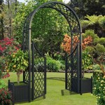 Plastic Garden Arch With Planters