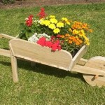 Wooden Garden Wheelbarrow Planter Plans