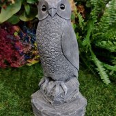 Stone Owl Garden Ornament