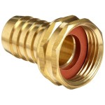 3 4 Inch Female Garden Hose By 8 Compression Brass Adapter