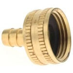 3 4 Inch Female Garden Hose By 8 Compression Brass Adapter