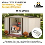 Arrow Apex Metal Garden Shed Instructions