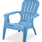 Blue Plastic Garden Chairs
