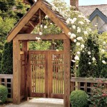 Cedar Garden Gate Entrance Arbor Plans