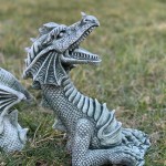 Cement Dragon Garden Statue
