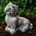 Concrete Westie Garden Statue