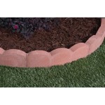 Curved Scalloped Concrete Garden Edging