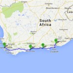 Detailed Map Garden Route Cape Town To Port Elizabeth