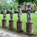 English Lead Garden Statues