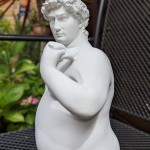 Fat David Garden Statue