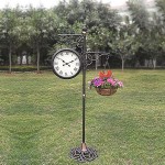 Garden Clock On Stand