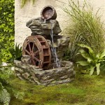 Garden Water Wheel Feature
