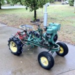 Homemade Mini Garden Tractor
