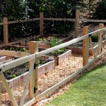 How To Build A Fence Around Garden Bed