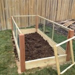 How To Build A Fenced Raised Garden Bed