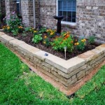 How To Build A Stacked Stone Garden Border
