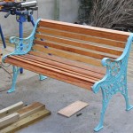 How To Make A Garden Bench With Cast Iron Ends