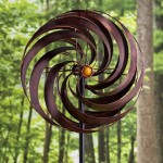 Large Metal Garden Wind Spinners