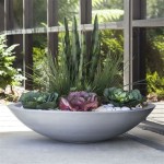 Low Bowl Garden Planters