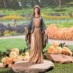 Outdoor Garden Statue Of Mary