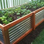 Raised Garden Beds Using Metal Roofing