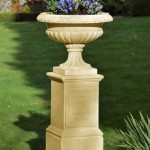 Resin Garden Urns And Pedestals