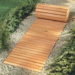 Roll Up Wooden Garden Path