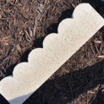 Scallop Concrete Garden Edging Molds