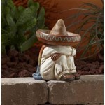 Sleeping Mexican Garden Statue
