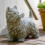 Westie Garden Statues