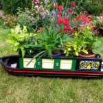 Wooden Garden Boat Planters Uk